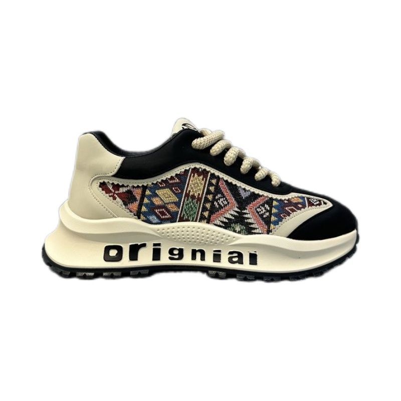Damen Sportliche Sneakers mit einzigartigem geometrischen Muster EB