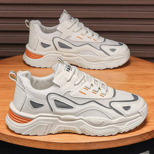 Damen Sportliche Sneakers mit atmungsaktiven Netzoberflächen und gepolstertem Innenbereich EB