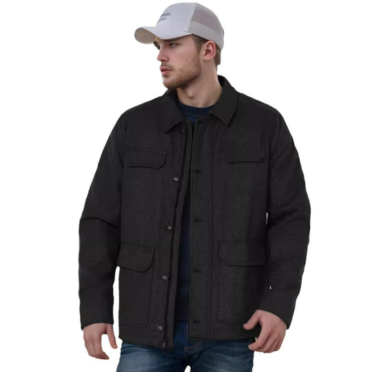Herren modische Jacke mit praktischen Taschen EB