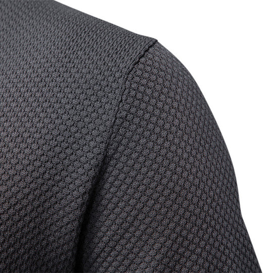 Herren Kurzärmliges Polo-Shirt mit strukturiertem Design EB