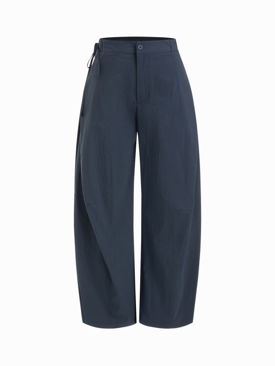 Damen lässige Culotte-Hose mit elastischem Bund und praktischen Seitentaschen EB