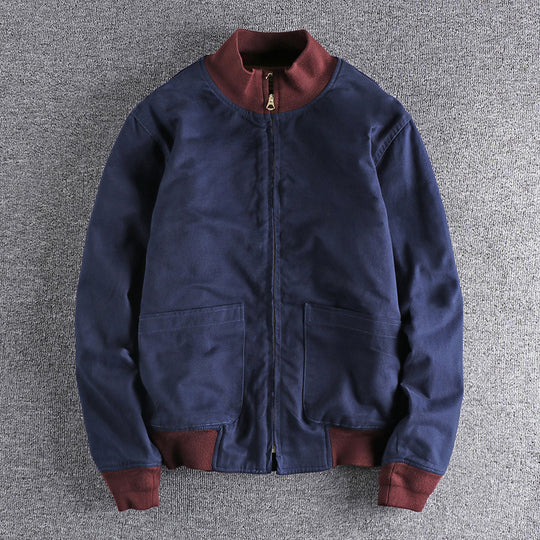 Damen Übergangsjacke mit hohem Kragen und praktischen Taschen EB