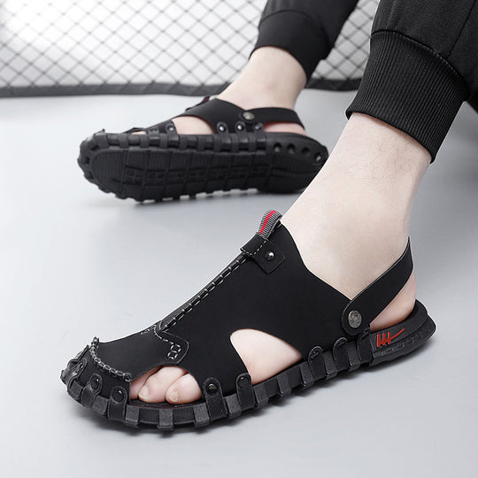Damen freizeitorientierte Sandalen mit rutschfester Sohle und verstellbarem Riemen EB