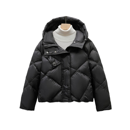 Damen Steppjacke mit abnehmbarer Kapuze EB