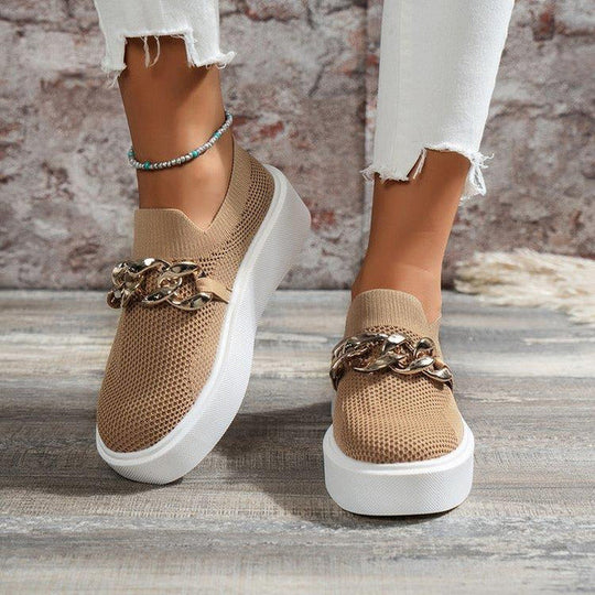 Atmungsaktive Plattformschuhe EB