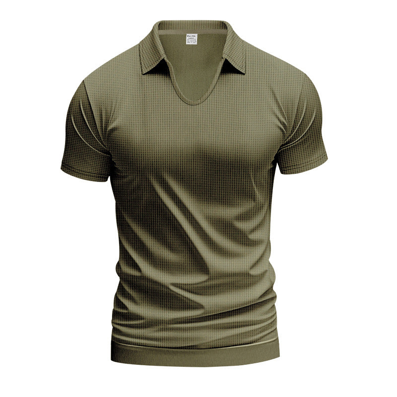 Herren Polo-Shirt mit strukturiertem Design und modernem Schnitt EB