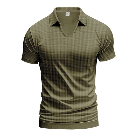 Herren Polo-Shirt mit strukturiertem Design und modernem Schnitt EB