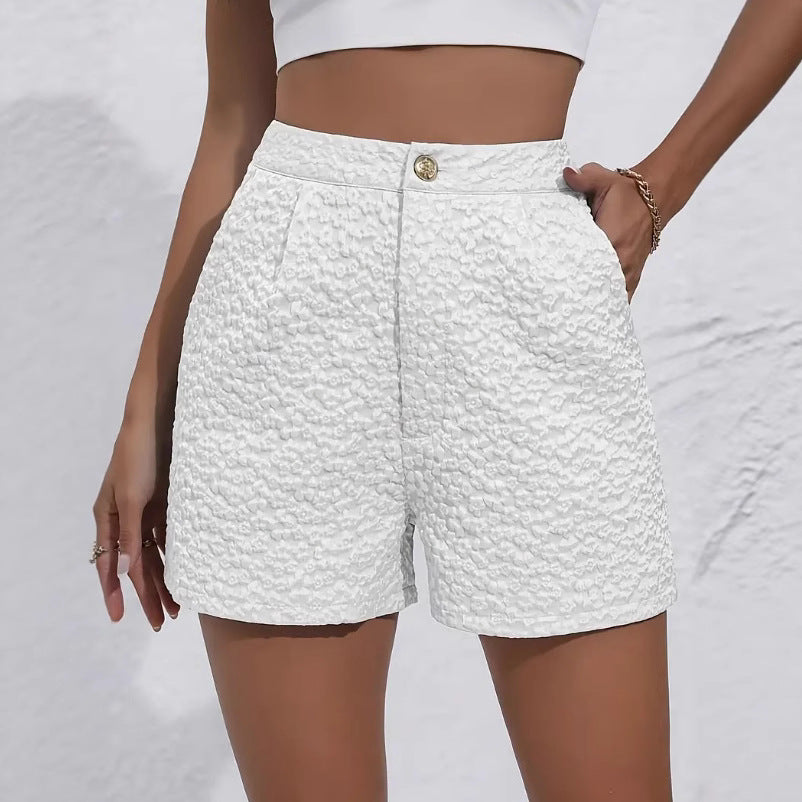 Damen Shorts mit strukturiertem Stoff EB