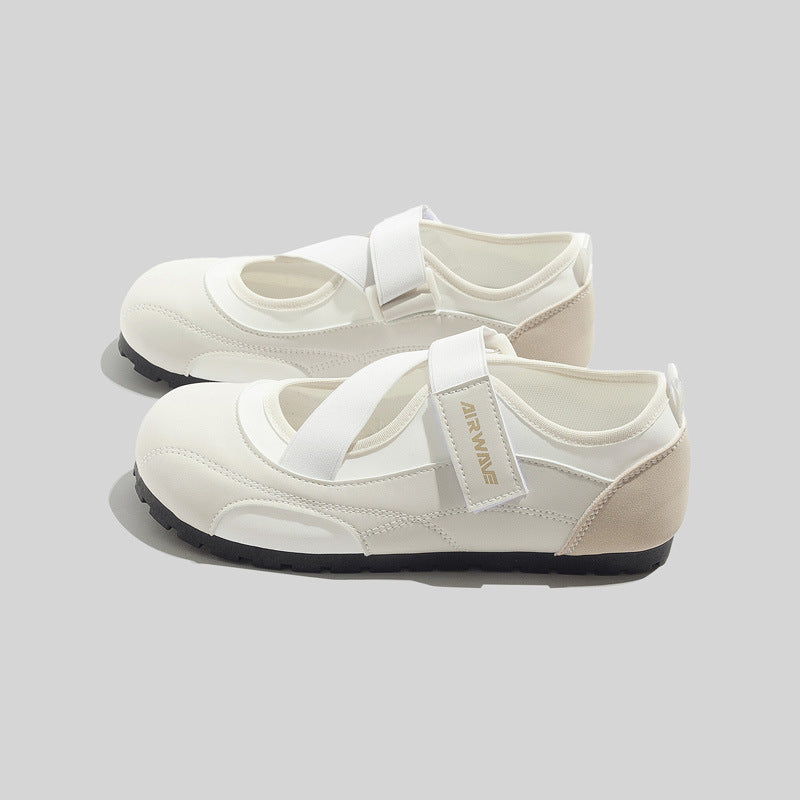 Damen Sportliche Freizeitschuhe mit verstellbarem Klettverschluss und rutschfester Sohle EB