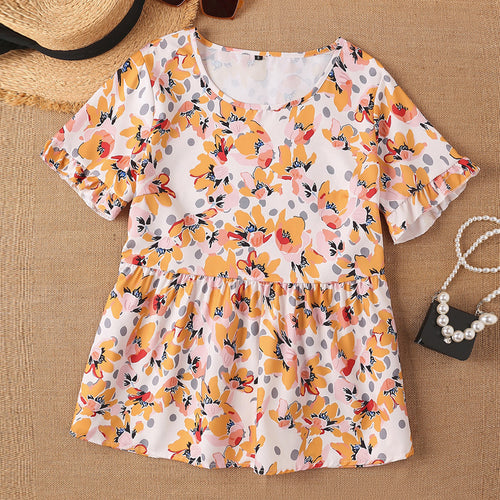 Damen Blusen mit floralem Design EB