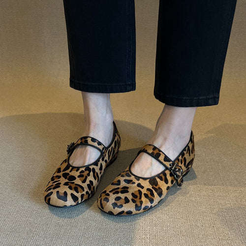 Damen Ballerinas mit elegantem Riemen und Wildleder-Optik EB