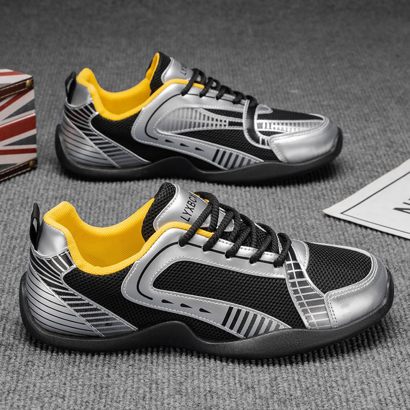 Damen Sportliche Sneaker mit atmungsaktiven Mesh-Elementen und rutschfester Sohle EB
