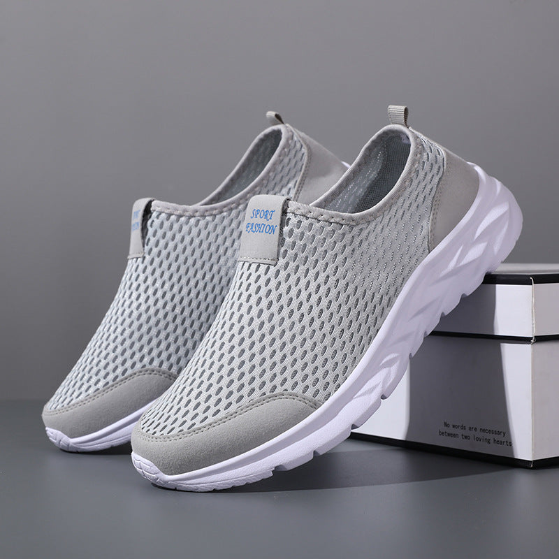 Damen Atmungsaktive Slip-On Sportschuhe mit elastischem Einschlupf EB