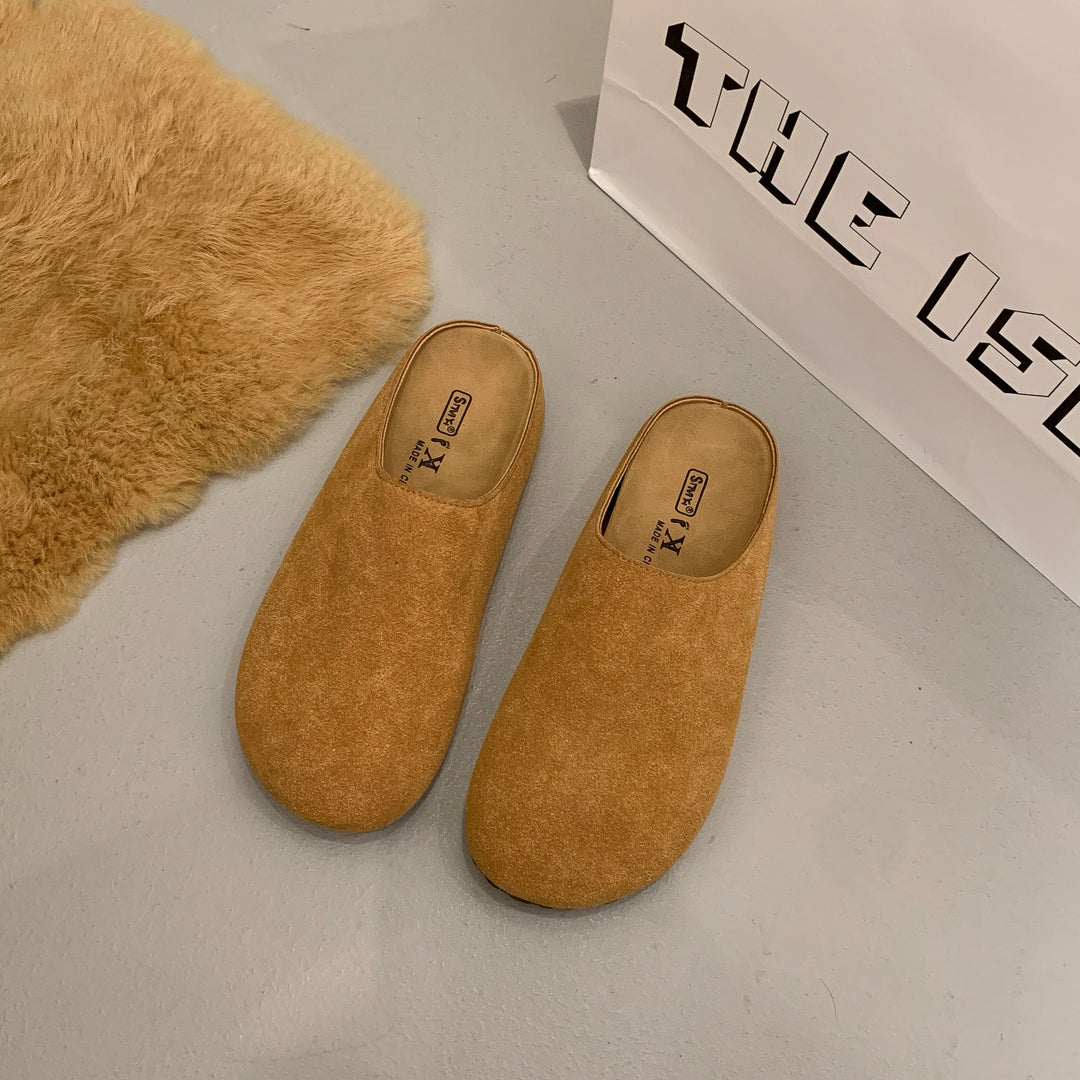 Damen Clogs aus hochwertigem Wildleder mit ergonomischem Fußbett EB