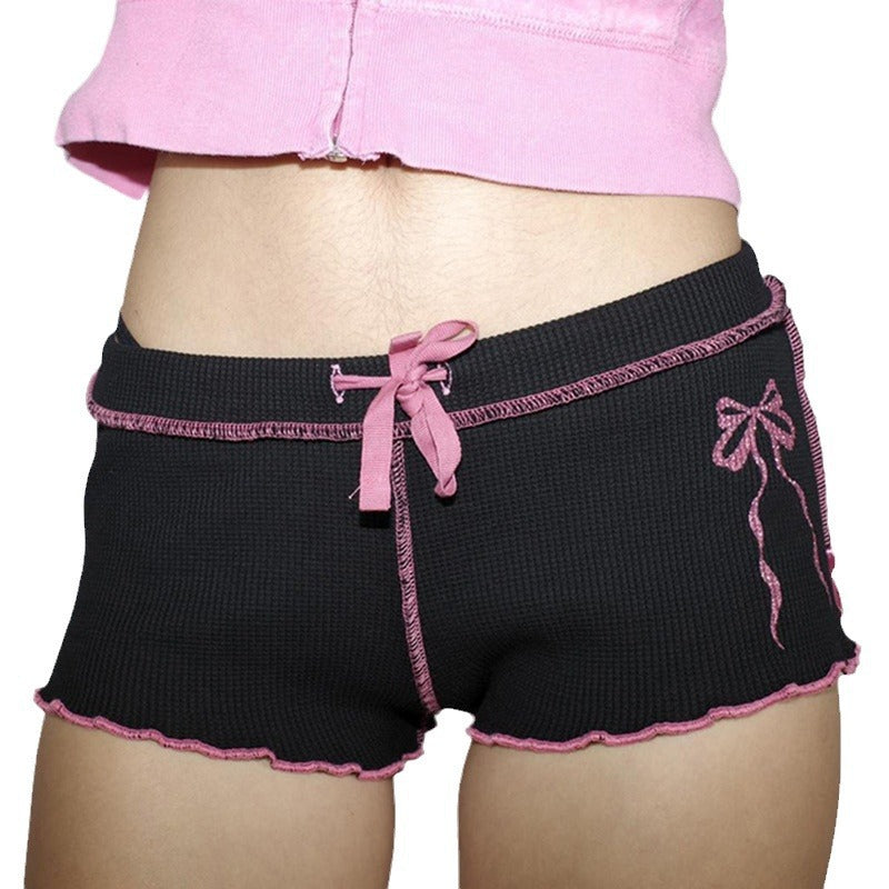 Damen Sportliche Shorts mit flexiblem Bund und atmungsaktivem Material EB
