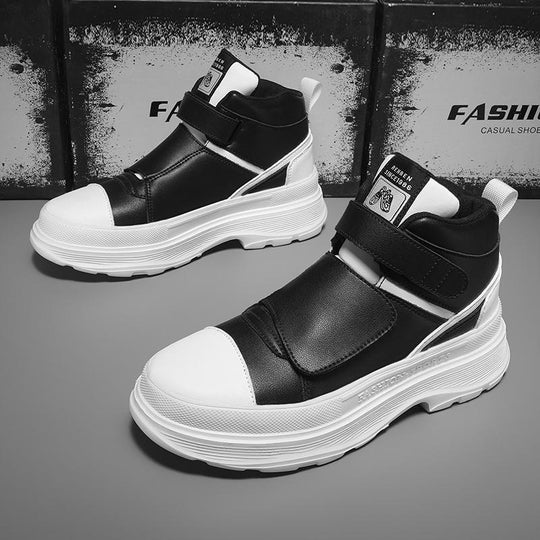Damen Sportliche Sneakers mit verstellbarem Klettverschluss und stabiler Sohle EB