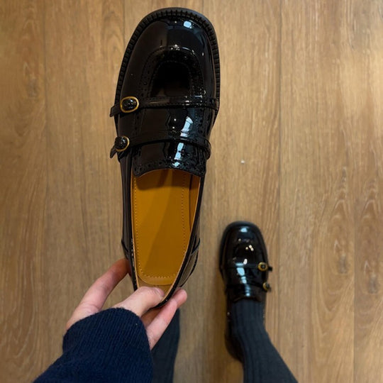 Damen Ballerinas mit dekorativen Strassdetails und komfortablem Riemchen EB