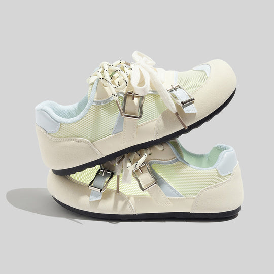 Damen Sportliche Schnürschuhe mit innovativem Verschlusssystem und atmungsaktivem Design EB