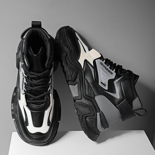 Damen trendige High-Top Sneakers mit rutschfester Sohle EB