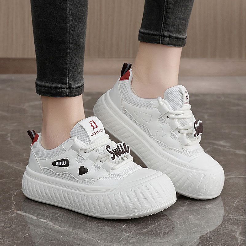 Damen Sportliche Sneaker mit auffälligem Design und bequemem Innenfutter EB