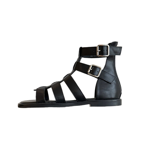Damen Sandalen mit verstellbaren Riemen und rutschfester Sohle EB