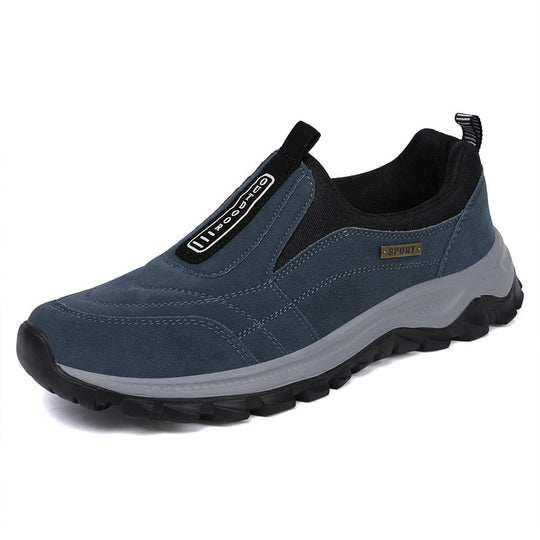 Damen Sportliche Slip-On Sneakers mit rutschfester Sohle und atmungsaktivem Obermaterial EB