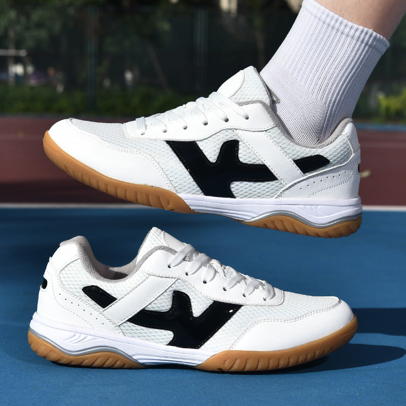 Damen Sportliche Hallenschuhe mit atmungsaktiver Mesh-Konstruktion und rutschfester Sohle EB