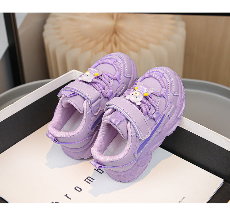 Damen Sportliche Sneaker mit niedlichen Figuren EB