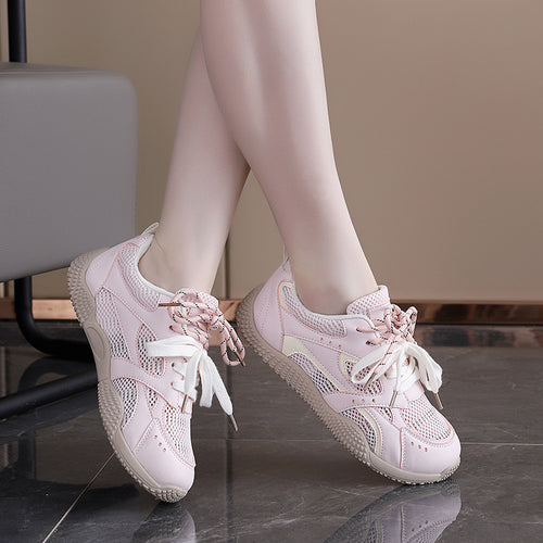 Damen  Atmungsaktive Sportliche Sneakers mit praktischem Schnürsystem EB