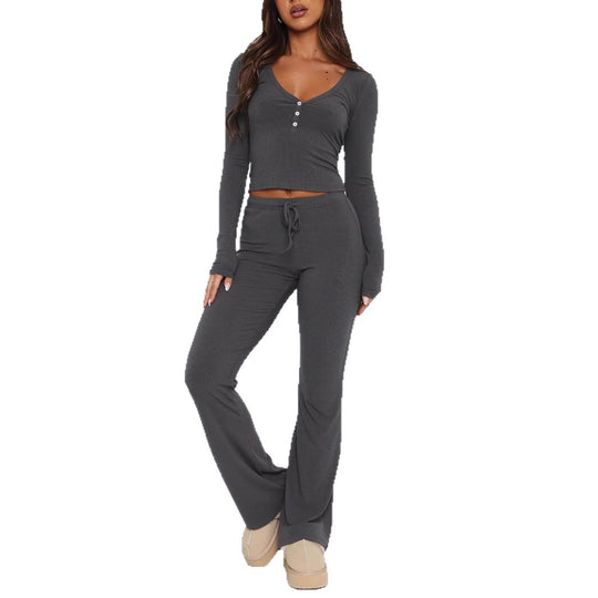 Damen lässiges Jogginganzug-Set EB