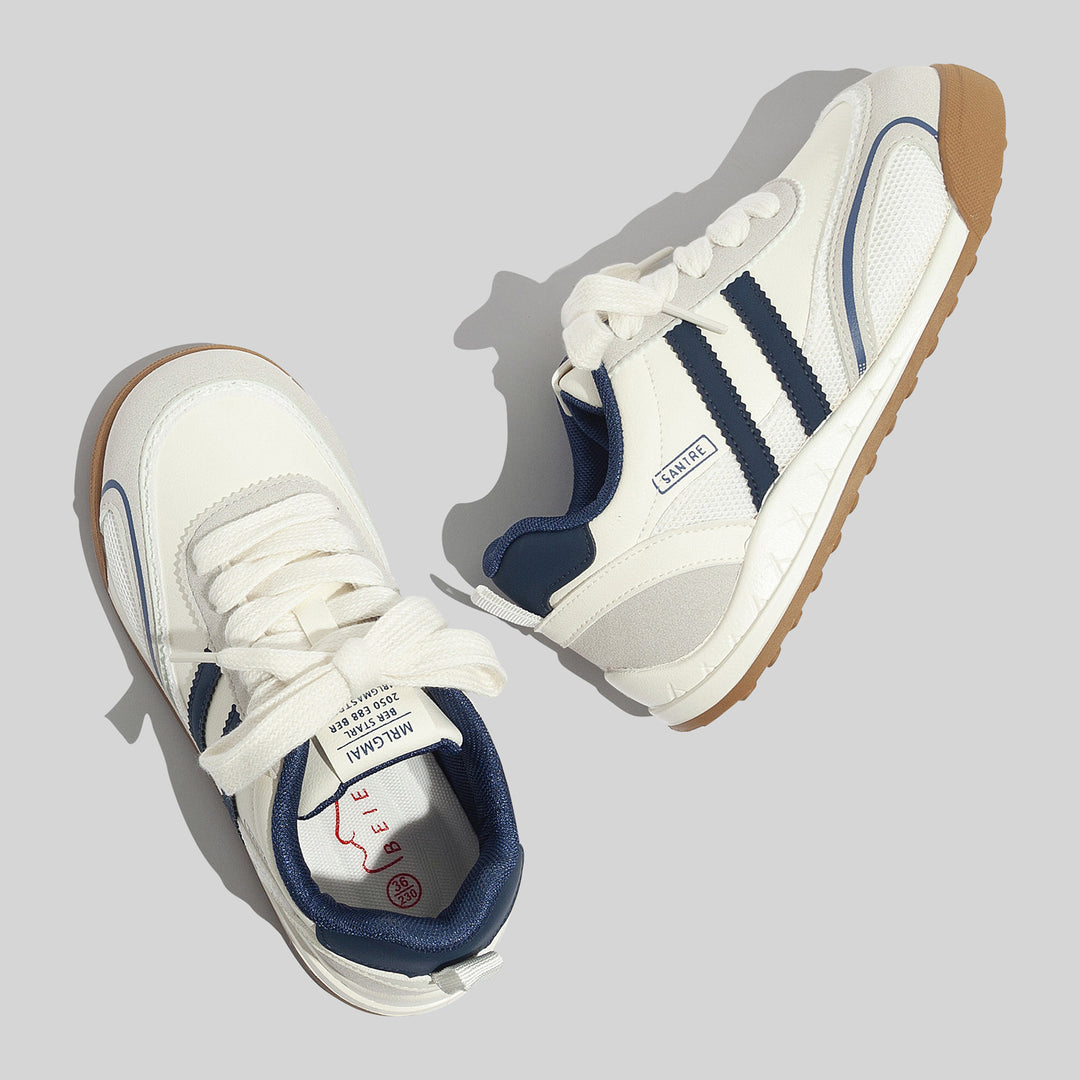 Damen Sportliche Sneakers mit rutschfester Sohle und atmungsaktiver Mesh-Oberfläche EB