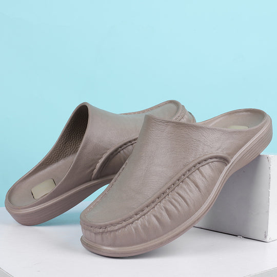 Damen Komfortable Clogs mit seitlichem Einstieg und hochelastischem Obermaterial EB