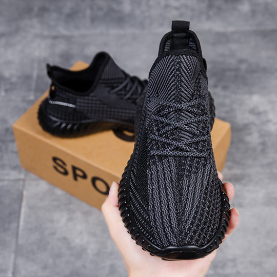 Damen Sportliche Sneakers mit atmungsaktivem Obermaterial und rutschfester Laufsohle EB