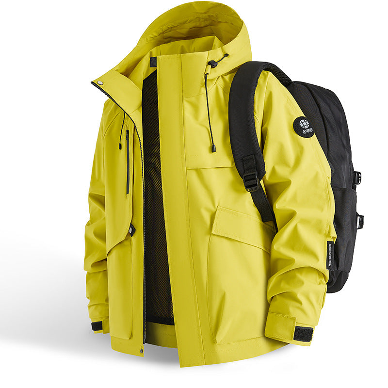 Herren technische Outdoor-Jacke mit innovativem Taschenkonzept und atmungsaktiven Materialien EB
