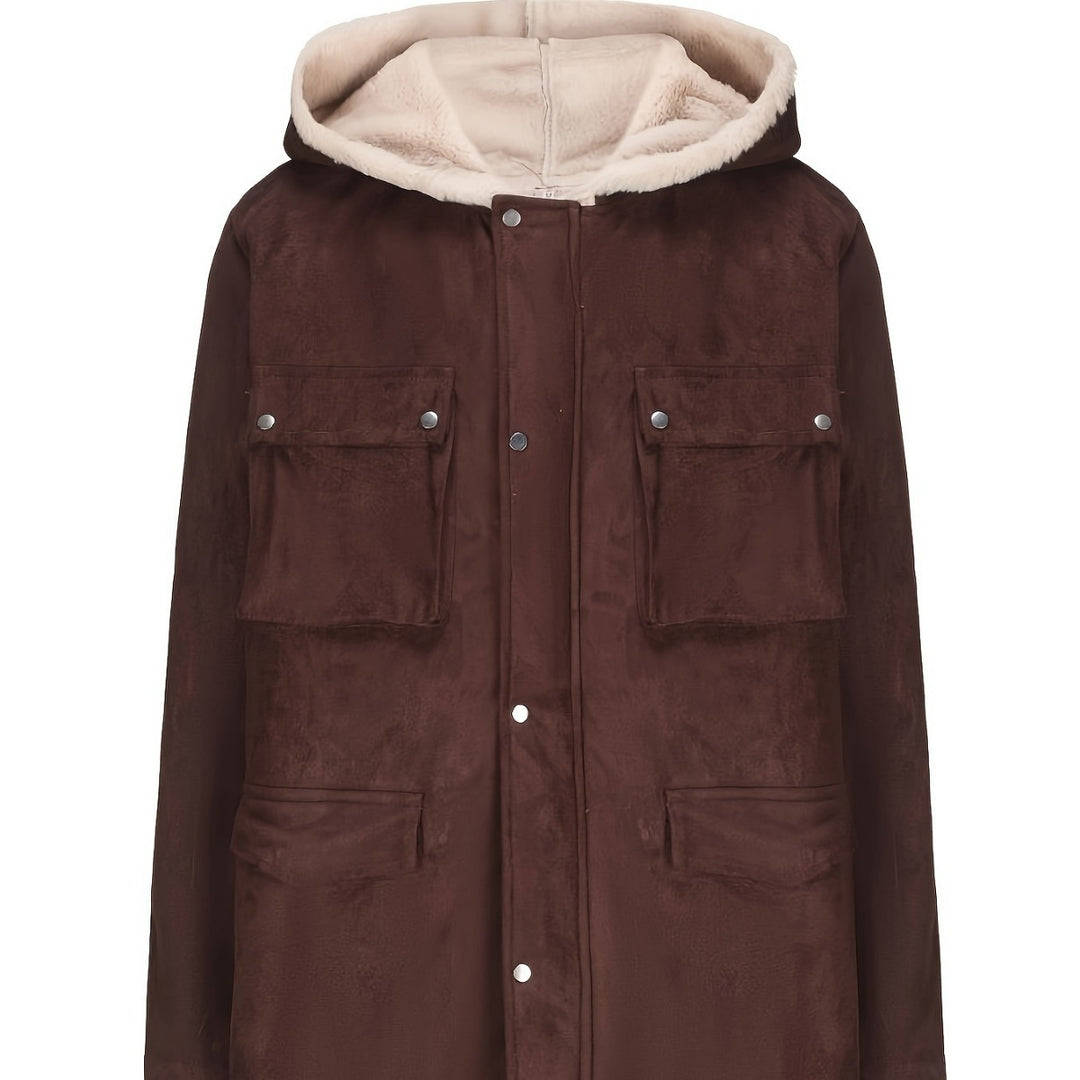 Damen Wickeljacke mit kuscheligem Innenfutter EB