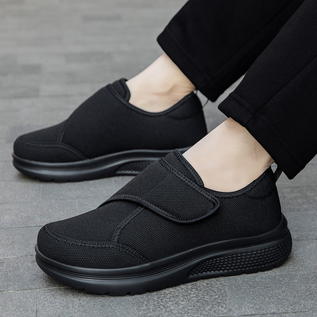Damen Bequeme Slip-On Sneakers mit atmungsaktivem Mesh-Obermaterial EB
