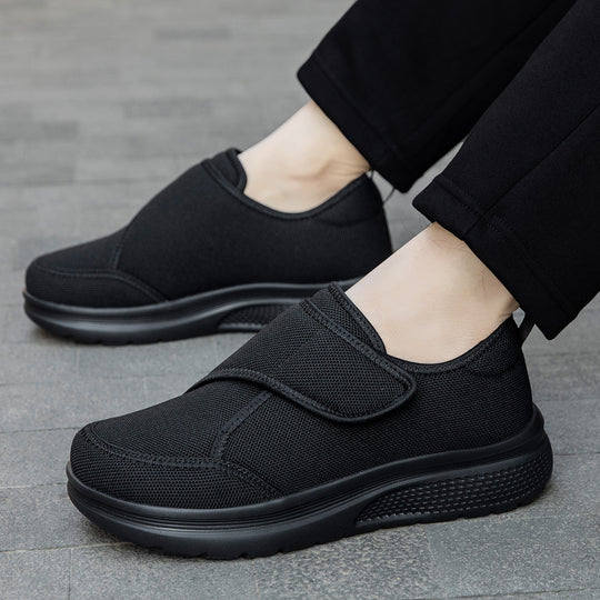 Damen Bequeme Slip-On Sneakers mit atmungsaktivem Mesh-Obermaterial EB