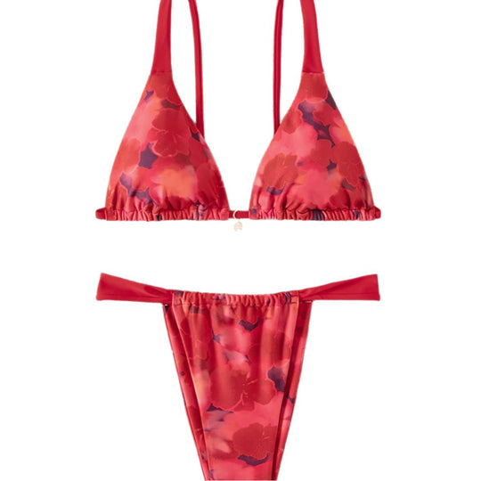 Damen Bikini-Set mit floralem Design EB