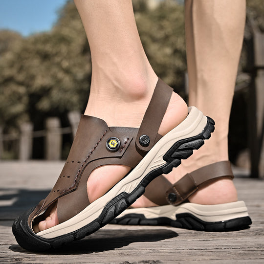 Herren Freizeit-Sandalen mit ergonomischer Sohle und atmungsaktiven Einsätzen EB