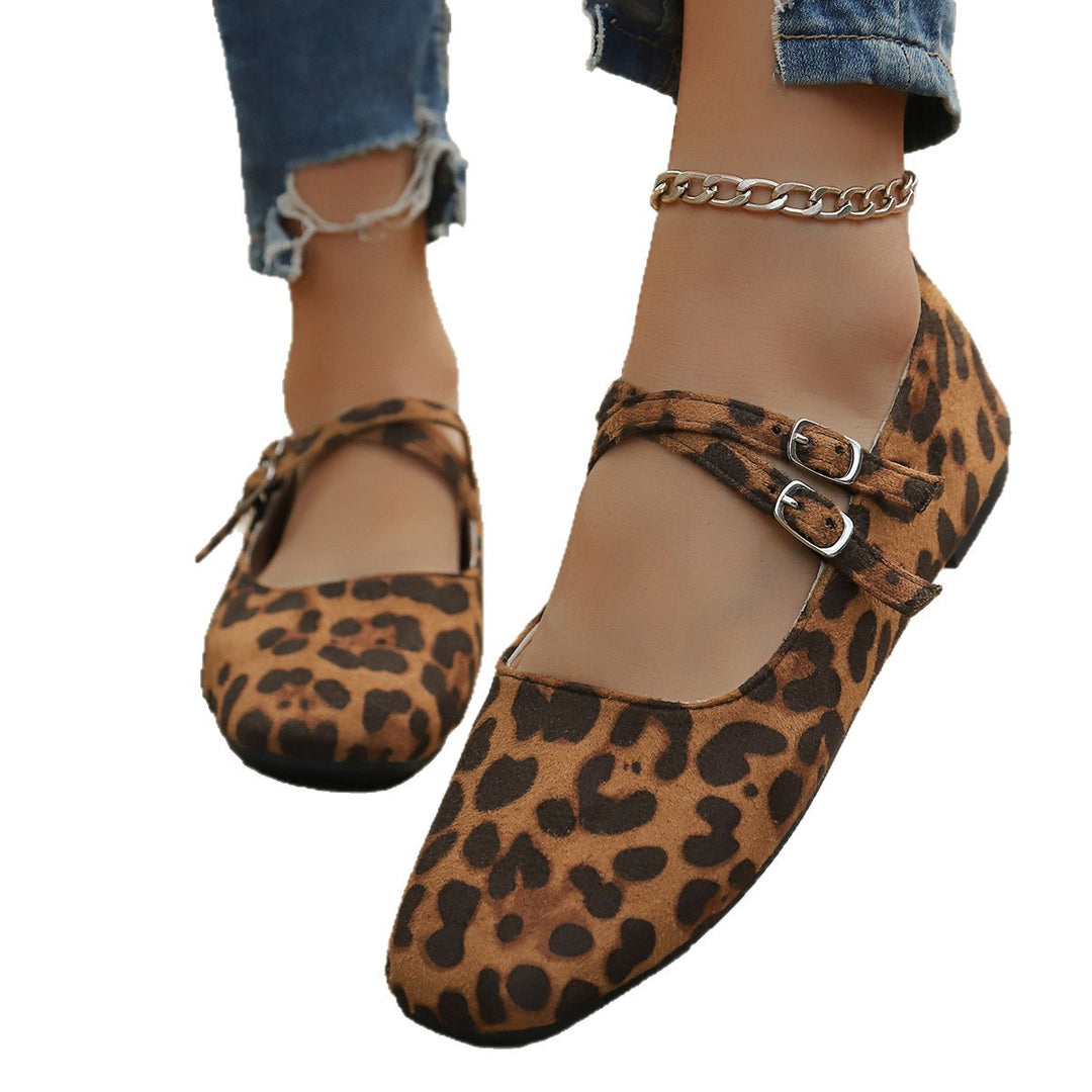 Damen Ballerinas mit Knotenriemen und weichem Obermaterial EB