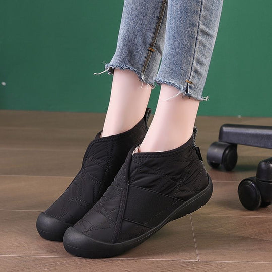 Damen modische Stiefeletten mit isolierendem Innenfutter und rutschfester Sohle EB