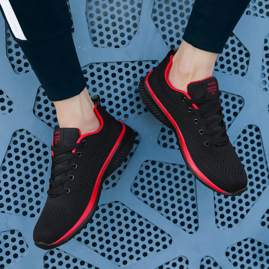 Damen Atmungsaktive Fitness-Sneakers mit elastischem Obermaterial EB