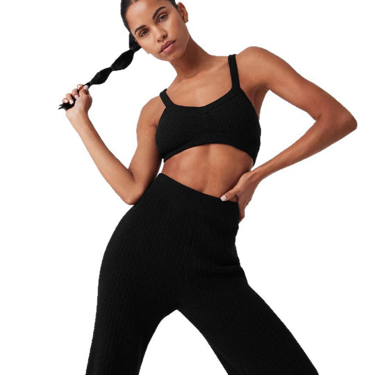 Damen Sportliches Rippstrick-Set EB