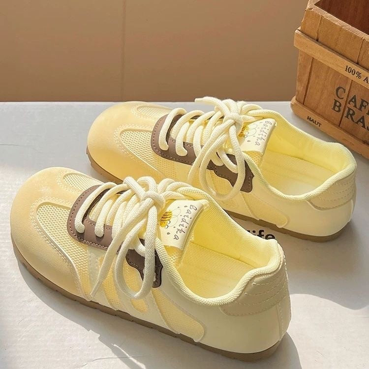 Damen Sportliche Freizeit-Sneaker mit atmungsaktiver Mesh-Oberfläche und bequemer Dämpfung EB