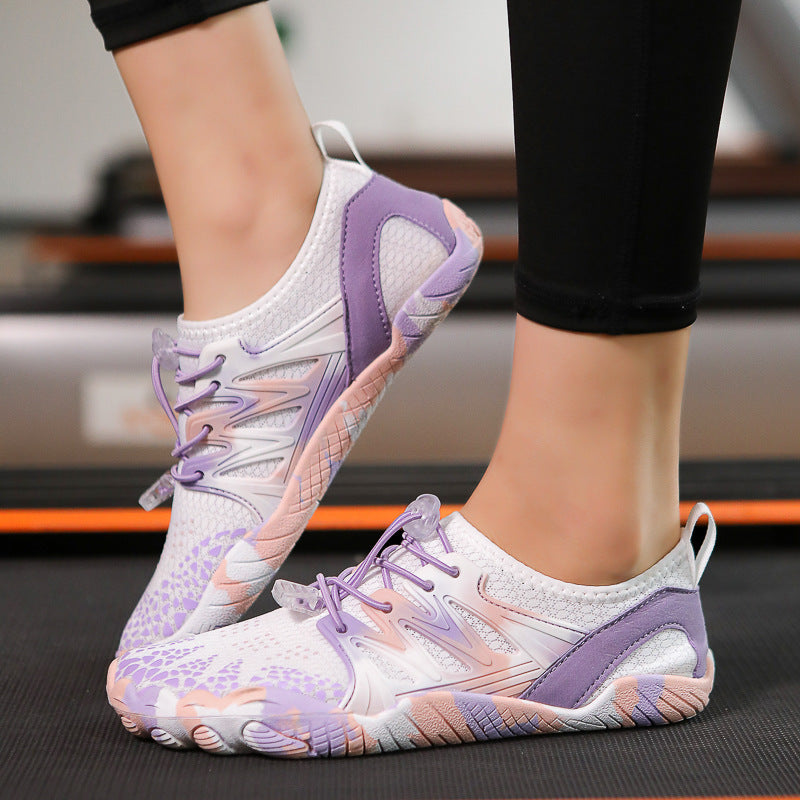 Damen Flexible Wassersport-Schuhe mit atmungsaktiver Mesh-Oberfläche und rutschfester Sohle EB
