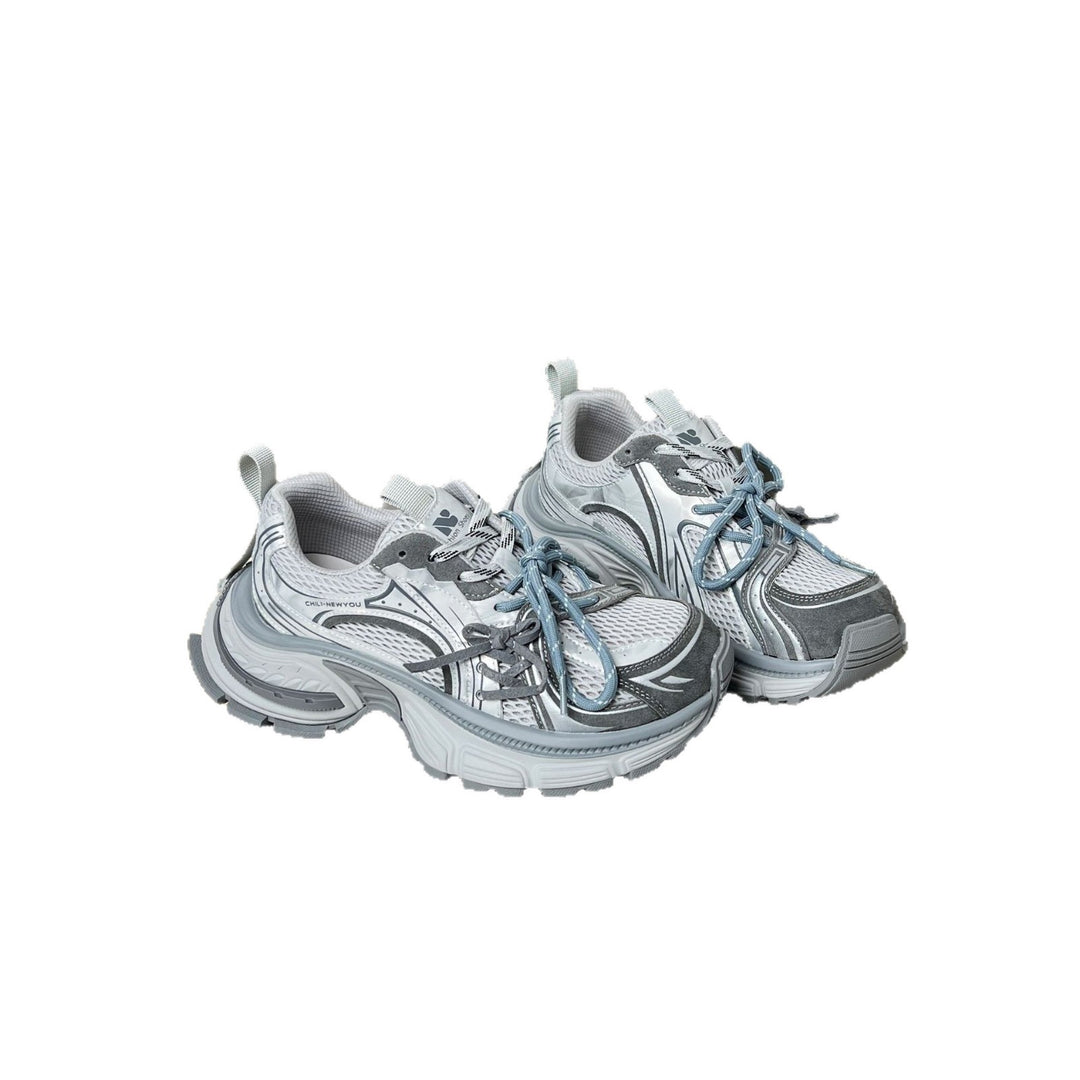 Damen Lauf- und Fitness-Sneakers mit atmungsaktivem Mesh und dämpfendem Fußbett EB