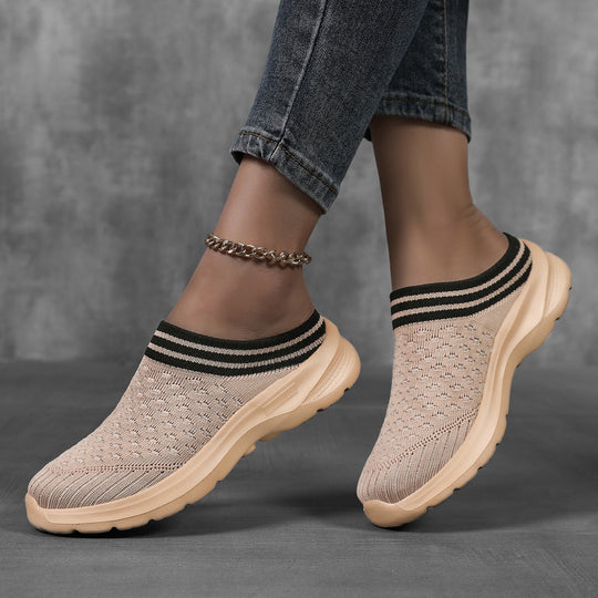Damen Atmungsaktive Slip-On Clogs mit flexiblem Obermaterial EB