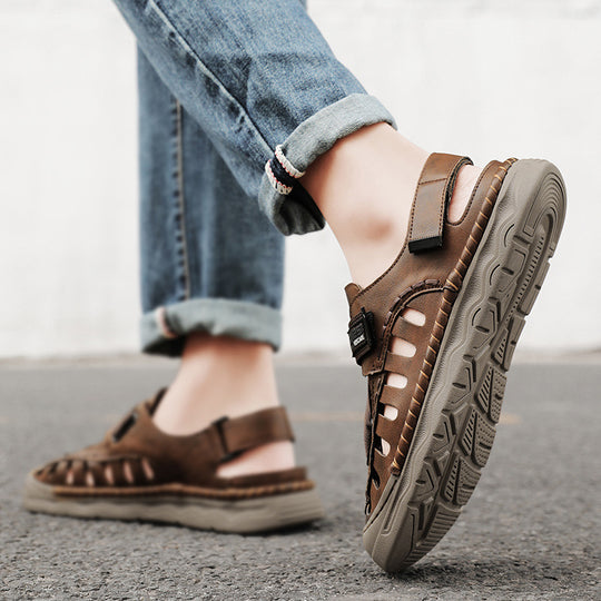 Damen Atmungsaktive Freizeitsandalen mit verstellbarem Klettverschluss und anatomischer Fußbettung EB