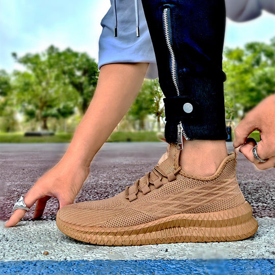 Damen Hochleistungsfreizeitsneaker mit atmungsaktivem Strickdesign EB