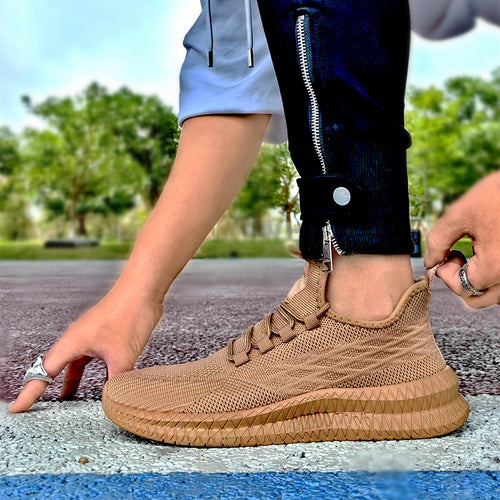 Damen Hochleistungsfreizeitsneaker mit atmungsaktivem Strickdesign EB
